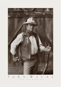 John Wayne by Bob Willoughby, Art Print Poster 30" x 21" (138p) - Picture 1 of 1