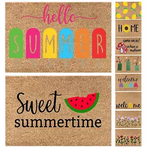 Door Mat Doormats Non Slip Welcome Indoor Outdoor Home Garden Mats Summer Decor - Picture 1 of 22
