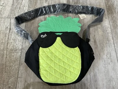 NEW PINK Victoria's Secret PINEAPPLE BAG Neon Summer Insulated Cooler Lunchbox - Image 1 of 4