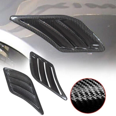 Отделка вентиляционных отверстий бокового крыла из настоящего углеродного волокна для Audi A5 A4 S5 S4 2012-15 - Изображение 1 из 4