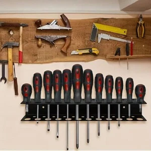 Wall-mounted Tool Storage Rack Iron Hand Tool Organizers - Picture 1 of 7