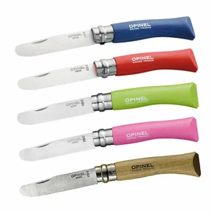 OPINEL Kindermesser Schnitzmesser Kinder Taschenmesser Camping Messer rund Holz - Bild 1 von 14