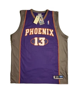 Reebok Steve Nash Phoenix Suns Authentic Jersey Men's Size 54 New  - Picture 1 of 8