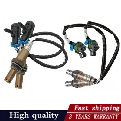 4X Oxygen Sensor Up+Down For 2006 2007 Chevrolet Trailblazer GMC Envoy Saab 9-7x - Image 1 of 4