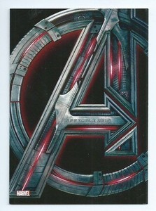 2015 Avengers 2 Age of Ultron patterned foil SP 90 Title card 02/10 