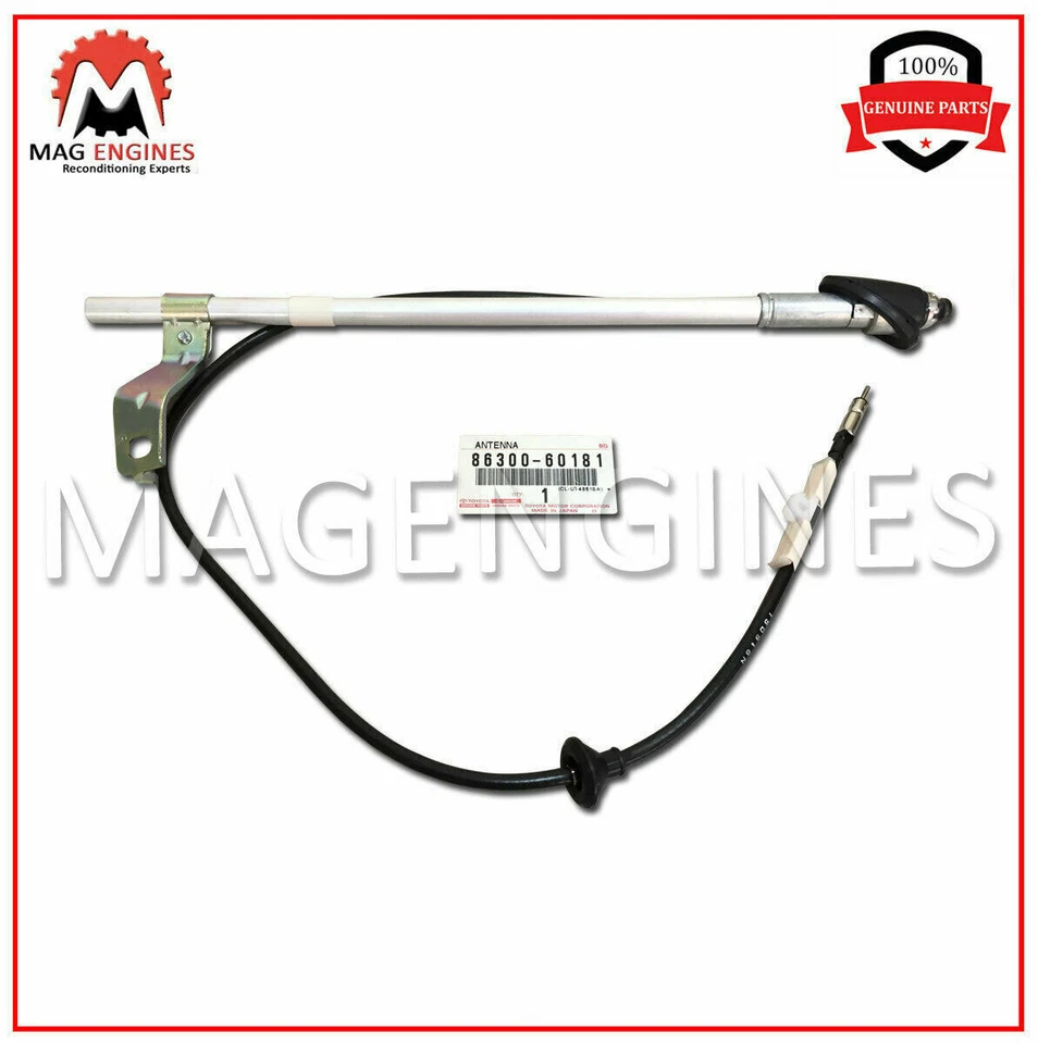 86300-60181 GENUINE OEM ANTENNA ASSY, W/HOLDER 8630060181 - Image 1 of 4