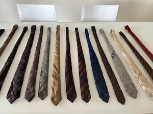 lot stock 15 real vintage ties cravatte 40s 50s 60s - Foto 1 di 20