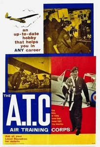 Póster original vintage ATC BRITISH AIR TRAINING CORPS 1951 - Imagen 1 de 1