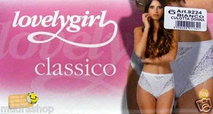COULOTTE DONNA LOVELY GIRL CLASSICO CONF 6 PZ BIANCO NERO TG DA 4 A 8 -8224 - Picture 1 of 1