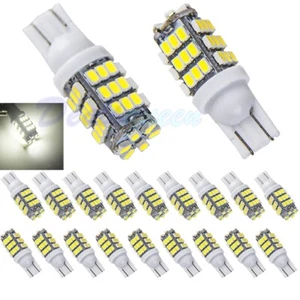 20x T10 White 42SMD LED High Mount Interior Instrument Backup Light Bulb 192 168 - Bild 1 von 4