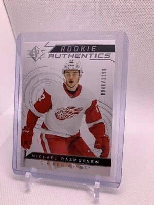 2018-19 SP Rookie Authentics Retail /1199 Michael Rasmussen #123 Rookie RC - Image 1 of 2