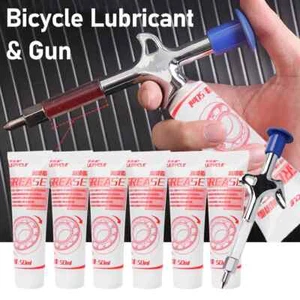 1-6pcs Bicycle Grease Lubricant with Oiling Tool for MTB Hub, Bracket & Bearings - Picture 1 of 11