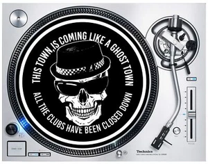 Ghost Town Ska DJ Slipmat - The Specials Vinyl Rude Boy - Picture 1 of 2