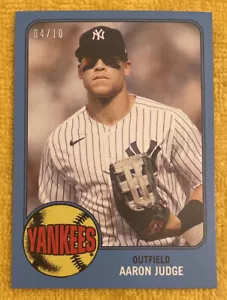 2022 TBT #36 Topps 1976 Topps Football #107 ⚾️ Aaron Judge ⚾️ Yankees Blue 4/10 - Picture 1 of 7