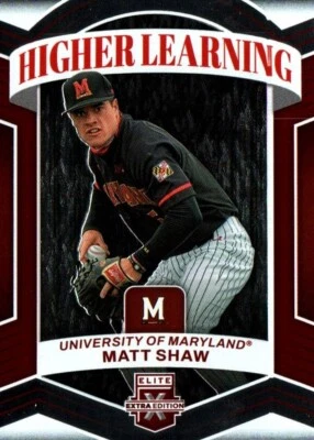 2023 Panini Elite Extra Edition - Higher Learning Matt Shaw #HL-9 (RC) - Image 1 of 2