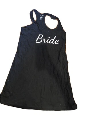 NUEVO CON ETIQUETAS Novia Recién Casada Luna de Miel Negro Camisón Lencería Ropa para Dormir Vestido-M Foto 1 de 3