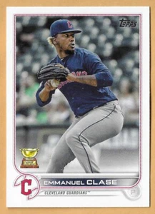 EMMANUEL CLASE CLEVELAND GUARDIANS #190 - TOPPS CASI NUEVO- COMO NUEVO 2022 - Imagen 1 de 2