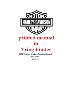 Printed Service Repair Work Shop Manual 2008 Harley Davidson FLTR Road Glide - Picture 1 of 18