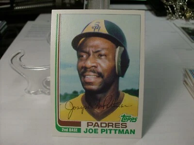1982 Topps Traded  #90T - Joe Pittman - San Diego Padres 82-2012 - Image 1 of 2