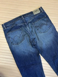 Edwin Jeans W36 L32 Blue Men's EEU32 Slim Tapered Made In Japan Zip Fly Demin - Picture 1 of 16