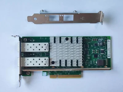 Intel 10Gbps Dual Port PCI-E X520-DA2 E10G42BTDA Ethernet Server Adapter - Image 1 of 2