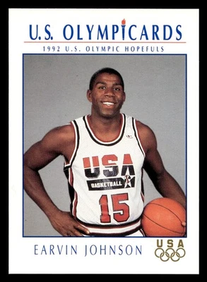 Earvin Magic Johnson 1992 Impel U.S. Olympicards #11 USA - Image 1 of 2