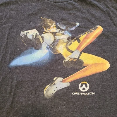 Camiseta Overwatch Tracer M média Blizzard 2 roupas Jinx - Imagem 1 de 4