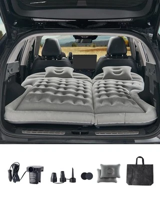 VEVOR Auto Luftmatratze Aufblasbares Luftbett Camping Kofferraum Matratze Grau - Bild 1 von 4