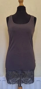 Long Tank Top With Lace - Picture 1 of 3