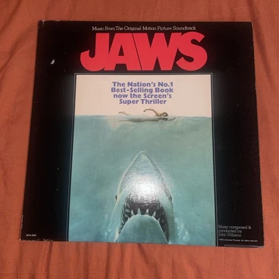 Jaws Original Movie Soundtrack 1975 Vinyl LP VG++ Spielberg John Williams Record - Image 1 of 4