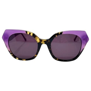 BETSEY JOHNSON - TIME TO SHINE PUR 53/20/145 - PURPLE - NEW Authentic SUNGLASSES - Picture 1 of 2