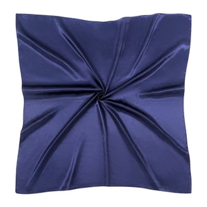 35" Women Large Satin Square Scarves Silk Feeling Headscarf Hair Neck Wrappin... - Picture 1 of 5