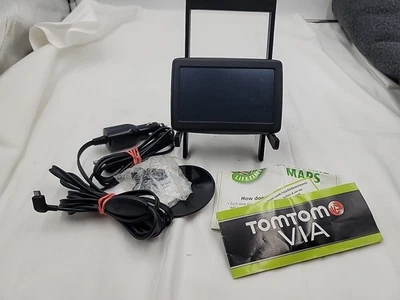 TomTom VIA  Model 4EN52 Car GPS System 5" USA/Canada/Mexico - Tested - Image 1 of 4