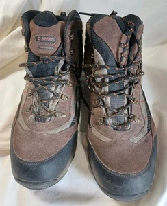 Hi Tec  Mid Waterproof  Suede Hiking Boots Mens Sz 13 M - Picture 1 of 11