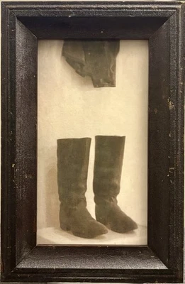 Original Jefferson Hayman Signed “Sea Boots” LE 2/9 Photograph Handcrafted Frame - Image 1 of 4
