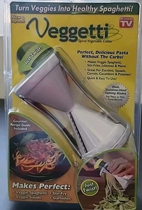 Veggetti Spiralschneider verwandelt Gemüse in gesunde Spaghetti wie im Fernsehen versiegelt - Bild 1 von 4
