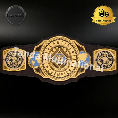 Cinturón de título de lucha libre Jon Ce,na Intercontinental Championship Belt 4 mm latón Foto 1 de 4