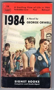 1984 George Orwell 1950 USA 1st Paperback Signet Books #798 Nice Copy - Picture 1 of 3