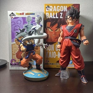 Juego de figuras Dragon Ball Ichiban Kuji Goku Freezer Premio de historia Kaioken raro - Imagen 1 de 12
