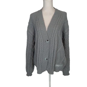 Cárdigan Taylor Swift TTPD XL/2XL The Tortured Poets Department-gris con botones - Imagen 1 de 14