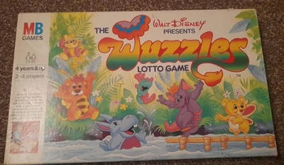 Walt Disney. The Wuzzles Lotto Game. MB Games complete relive your childhood - Image 1 of 4