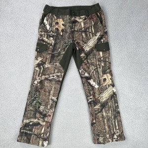 Habit Scent-Factor Camo Cargo Fleece Hunting Pants Men Large Break Up Ankle Zip - Picture 1 of 23
