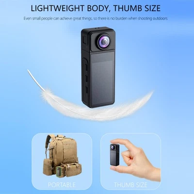 4K POV Camera Video Camera 1.97Inch Screen 270Degree Lens IP65 EIS Stabilization - Image 1 of 4