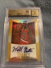 2012/13 PANINI SELECT WILL BARTON GOLD PRIZM BGS 10 Pristine! AUTO 9 RC