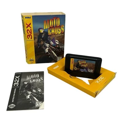 Motocross Championship (Sega Genesis 32X, 1995) CIB Complete w/ Manual Tested - Image 1 of 4