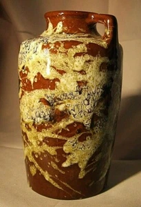 Schöne Marei 9300 Vase Fat Lava Ära Mid Century Modernist - Bild 1 von 8