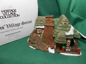 Dept 56 Crooked Fence Cottage # 58304  Dickens Village - Picture 1 of 10