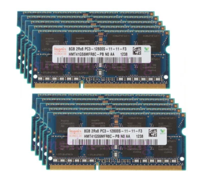 10pcs Hynix 8 GB DDR3 1600MHz 2RX8 PC3-12800S 204pin SODIMM Laptop-Speicher RAM" - Image 1 of 4