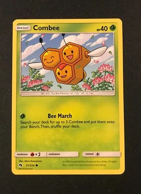 Combee 031/214 | Common | Sun and Moon: Lost Thunder - Image 1 of 3