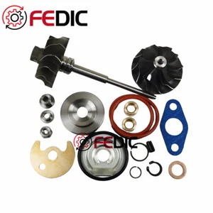 Turbo shaft and wheel + repair kit 49135-03310 for Mitsubishi Pajero II shogun - Picture 1 of 7